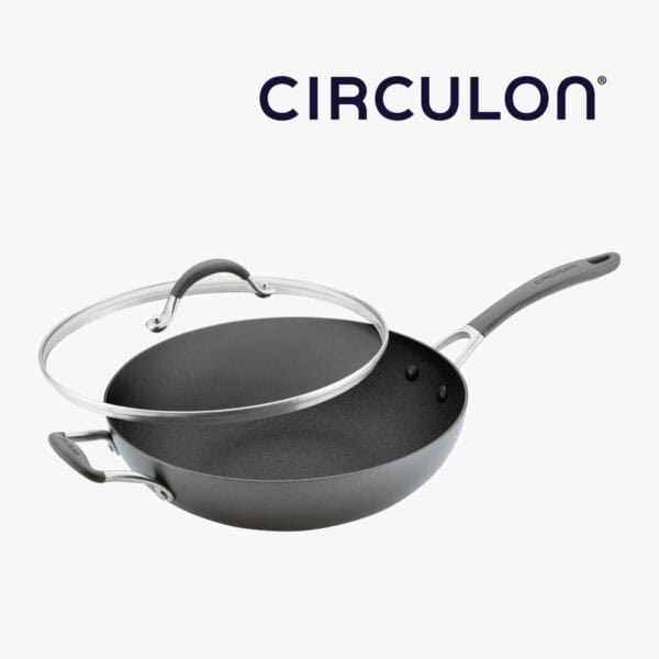 MEYER CIRCULON – 30.4CM 易潔有蓋炒鍋