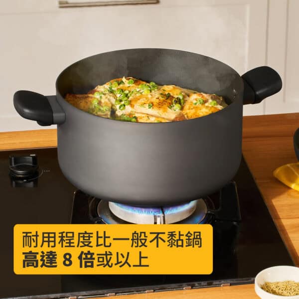 MEYER BAUHAUS IH – 20CM / 3.8L 易潔有蓋湯鍋